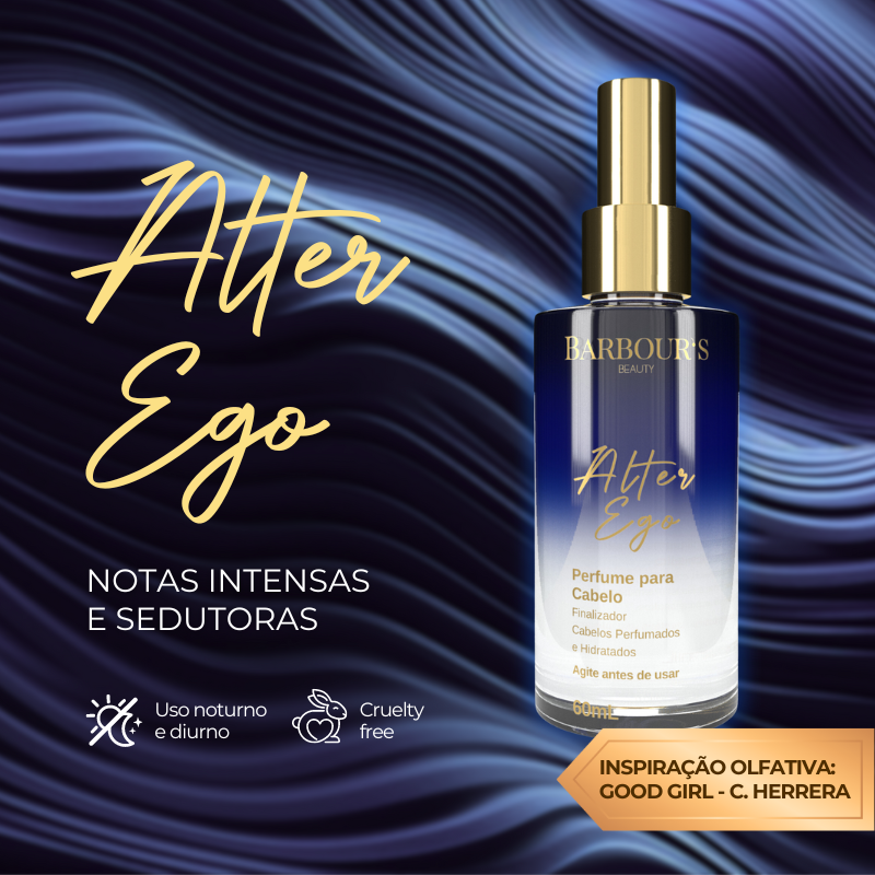 Perfume para cabelo / finalizador termoativo Alter Ego