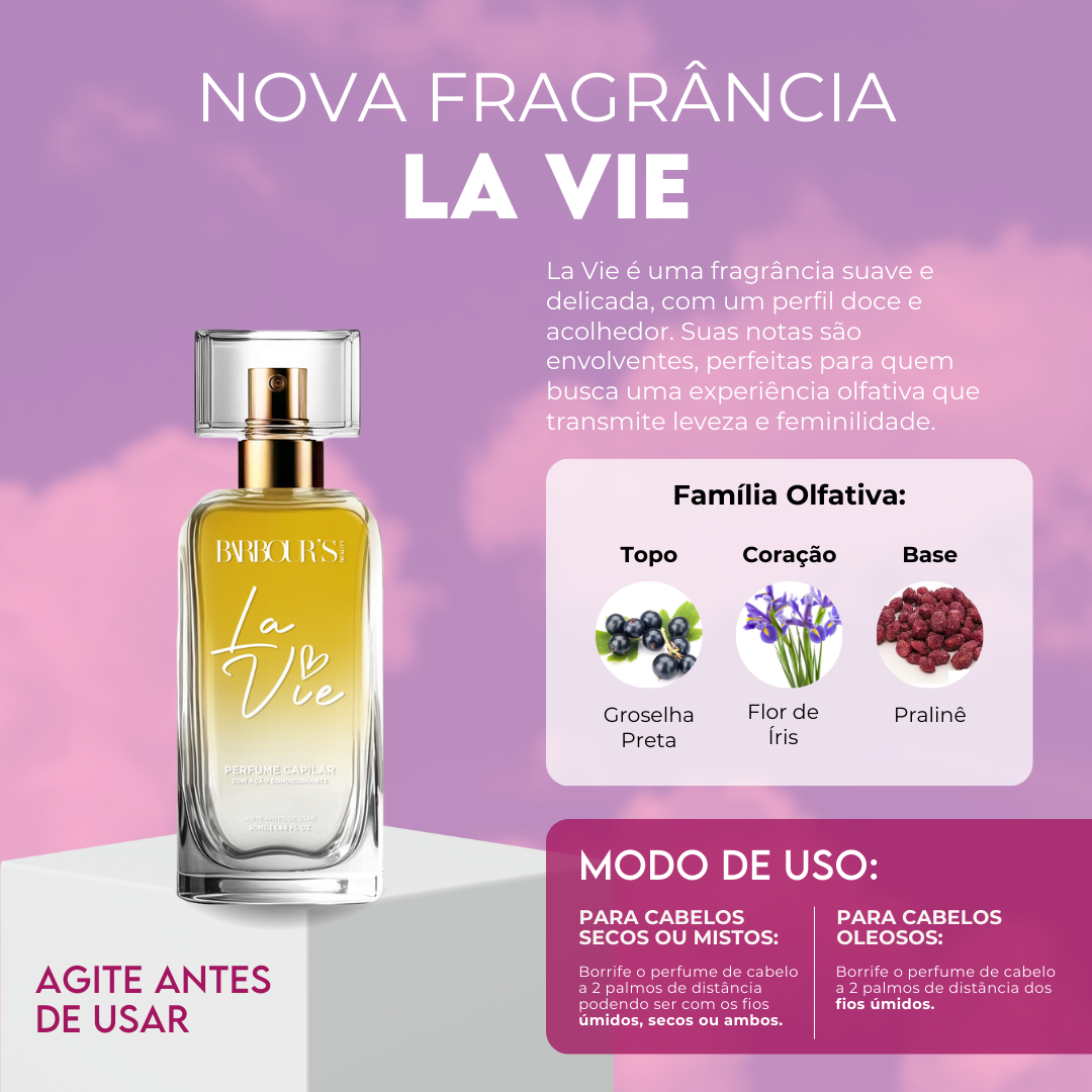 NEW! Kit Perfume de Cabelo e Body Splash - La Vie