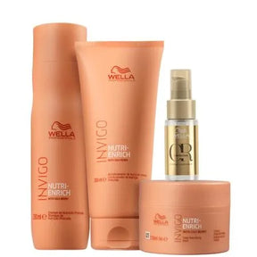 Kit Shampoo, Condicionador, Máscara e Oil Reflections -Wella - 1Un