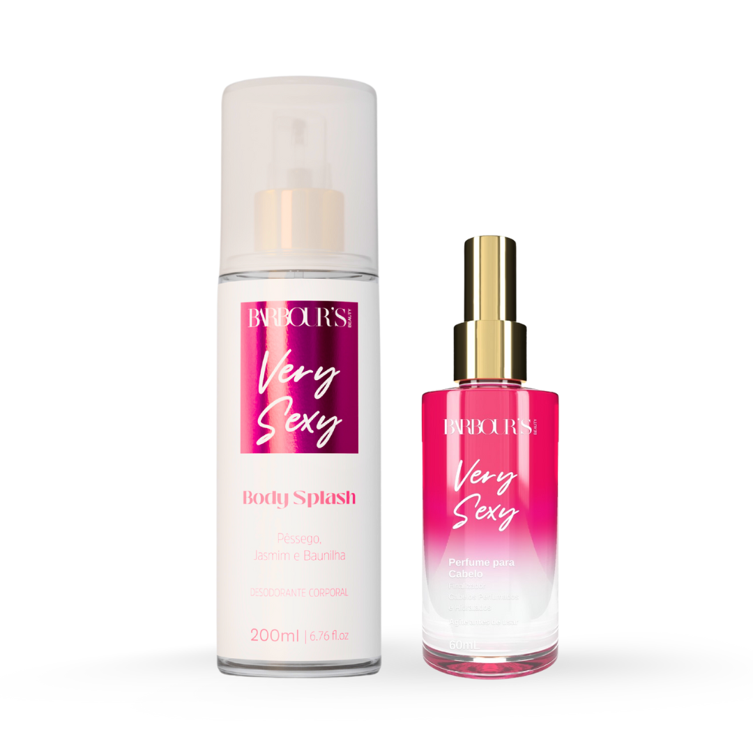 Kit Perfume de Cabelo e Body Splash - Very Sexy