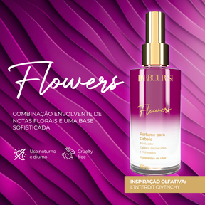 Perfume para cabelo / finalizador termoativo Flowers