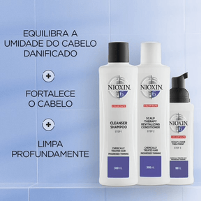 Kit de Tratamento Contra Afinamento Capilar Nioxin Loyalty Sistema 6