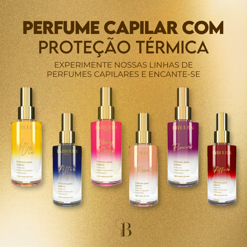 Kit 6 Perfumes para Cabelo (6 produtos)