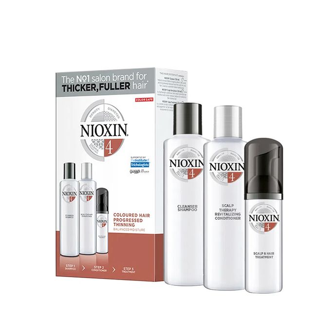 Kit de Tratamento Contra Afinamento Capilar Nioxin Trial Sistema 4
