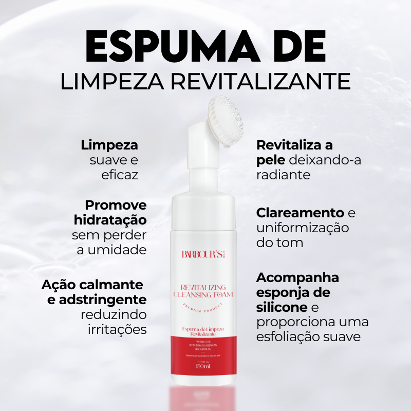 Mousse Espuma de Limpeza Revitalizante / Revitalizing Cleansing Foam
