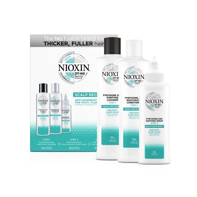 Kit Nioxin Scalp Recovery Sistema Anti-Caspa 200+200+100ml