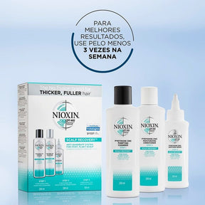 Kit Nioxin Scalp Recovery Sistema Anti-Caspa 200+200+100ml