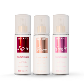 Kit 3 Body Splash - Roses, Affair, Delight