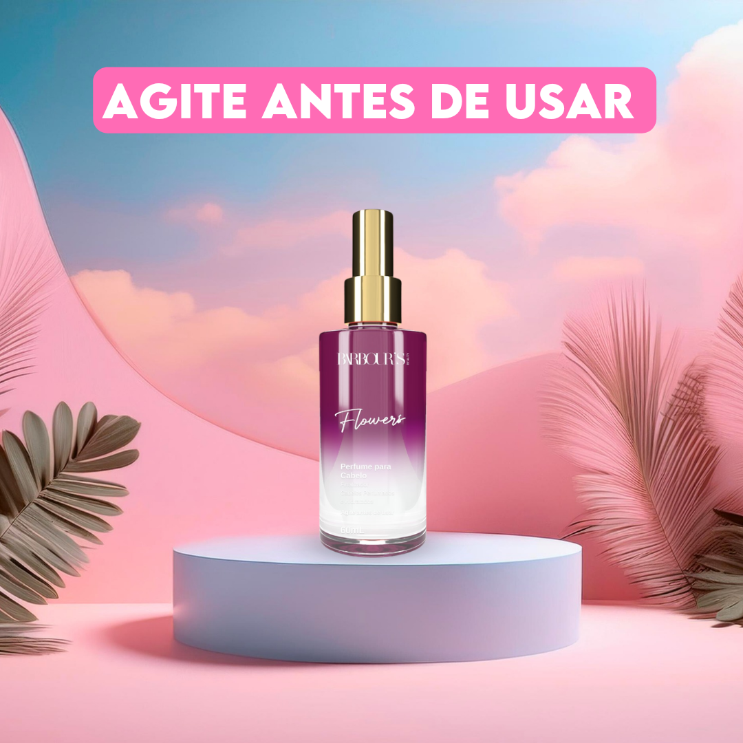 Perfume para cabelo / finalizador termoativo Flowers