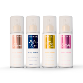 Kit 4 Body Splash - Delight, La Vie, Roses e Alter Ego