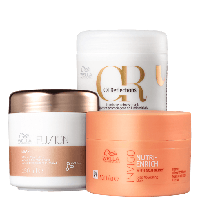 Kit Wella Professionals Cronograma Capilar Fios Perfeitos (3 Produtos)