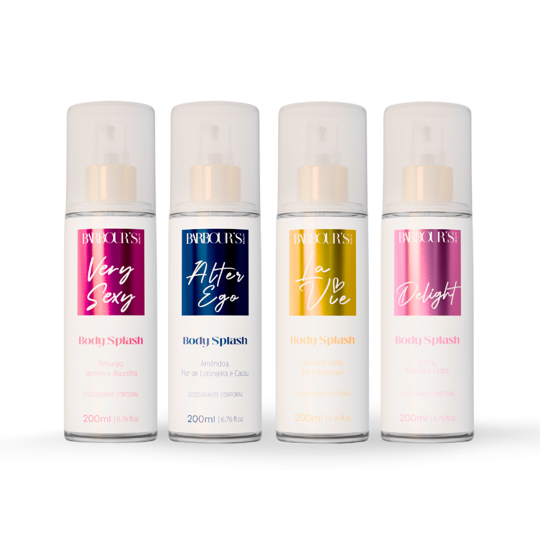 Kit 4 Body Splash - Alter Ego, La Vie, Very Sexy, Delight