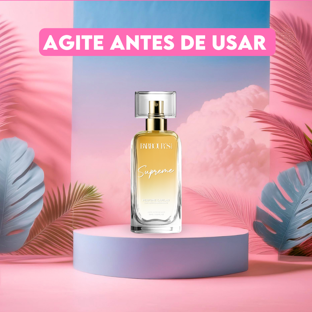 Perfume para cabelo Supreme / finalizador termoativo