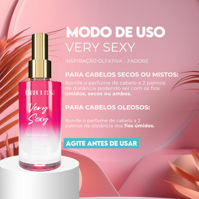 Kit 2 Perfumes de Cabelo - Very Sexy e Roses