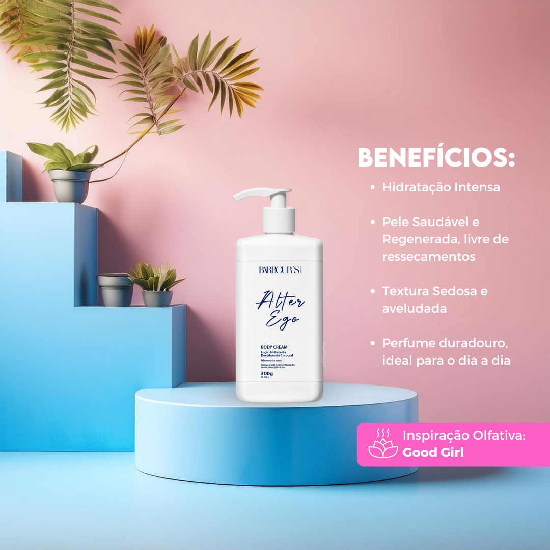 Body Cream Alter Ego - Loção Desodorante Hidratante Corporal
