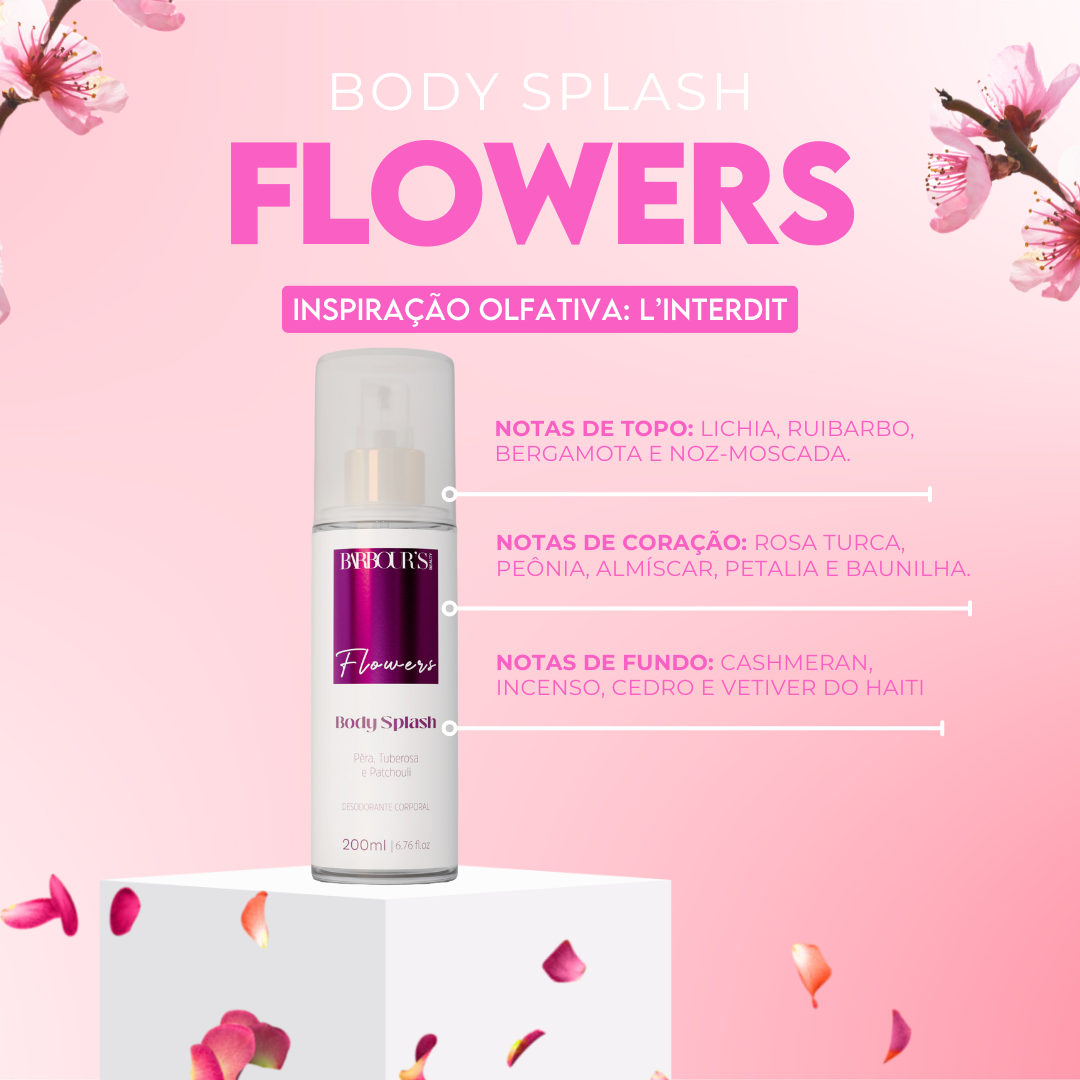 Body Splash Flowers - Deo Colônia