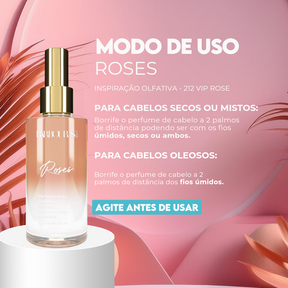 Kit 2 Perfumes de Cabelo - Alter Ego e Roses