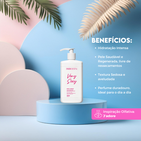 Body Cream Very Sexy - Loção Desodorante Hidratante Corporal