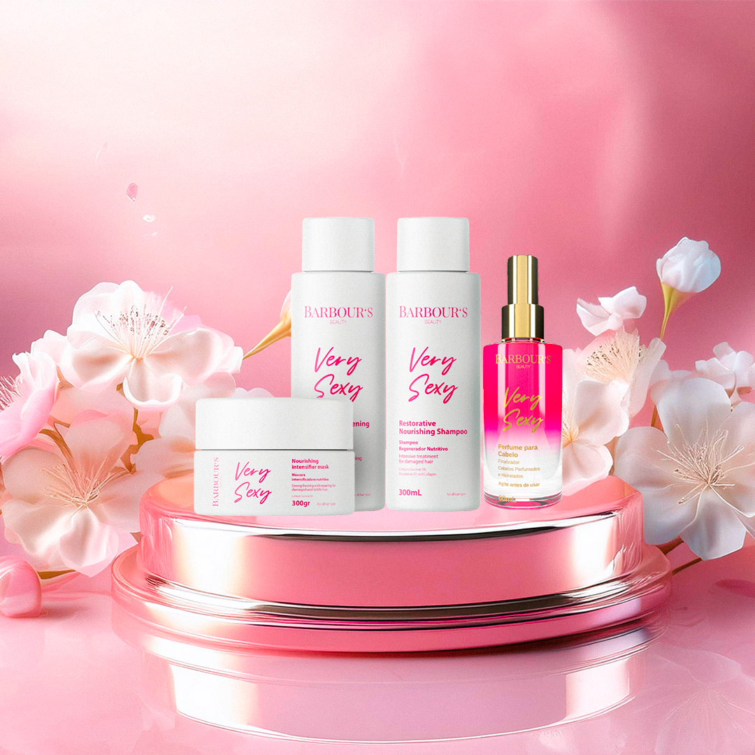Kit de Tratamento Capilar Very Sexy (4 Produtos) | Nutrição