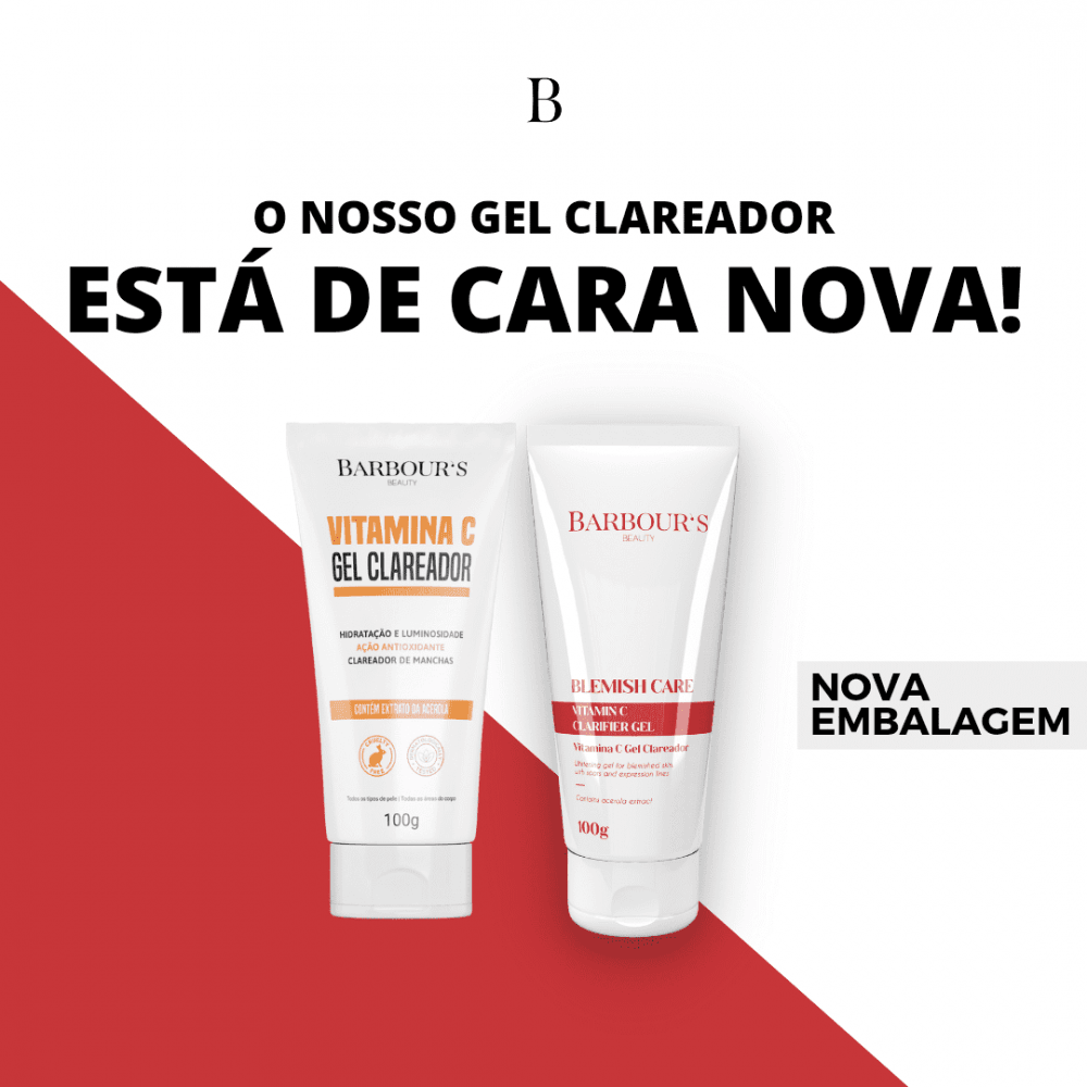 Vitamin C Clarifier Gel - Vitamina C Gel Clareador 100ml (Rende 3 meses de uso)